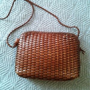 Vintage Woven Leather Bag